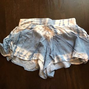 Tie dye beach shorts